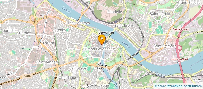 localisation de l'entreprise MADAME MARIE DE THIOLLAZ à BAYONNE