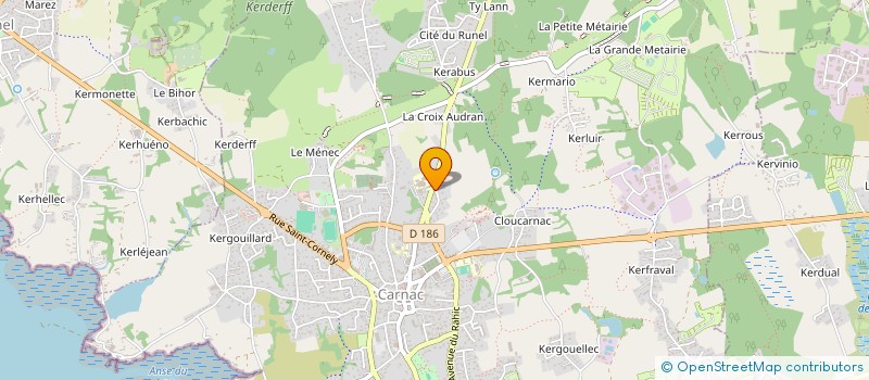 localisation de l'entreprise MADAME MARIE DE VARENNES  CARNAC