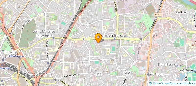 localisation de l'entreprise MADAME MARIE DEBACKER  MONS-EN-BARUL