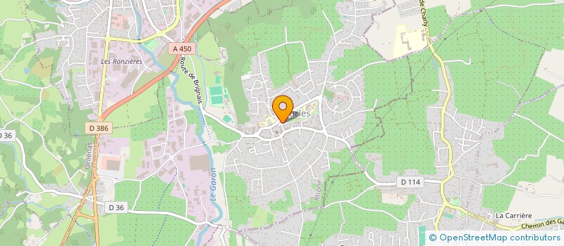 localisation de l'entreprise MADAME MARIE DEBOILLE  VOURLES