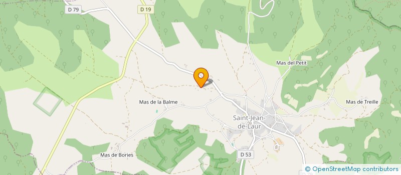 localisation de l'entreprise MADAME MARIE DEBORNE  SAINT-JEAN-DE-LAUR