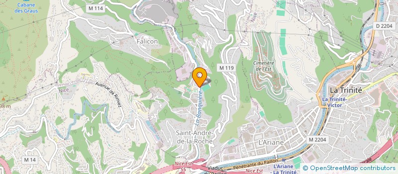 localisation de l'entreprise MADAME MARIE DEBRAIZE  SAINT-ANDRE-DE-LA-ROCHE