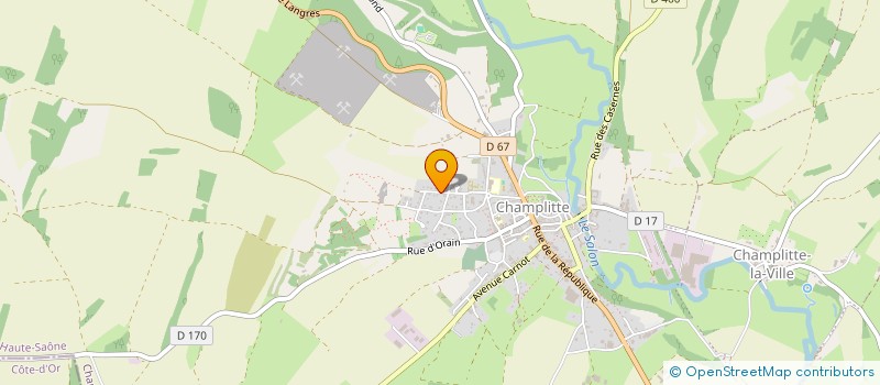 localisation de l'entreprise MADAME MARIE DEBREE  CHAMPLITTE