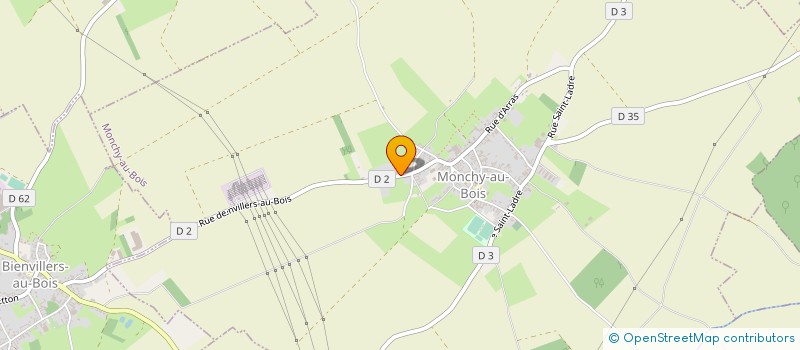 localisation de l'entreprise MADAME MARIE DECAMBRAY  MONCHY-AU-BOIS