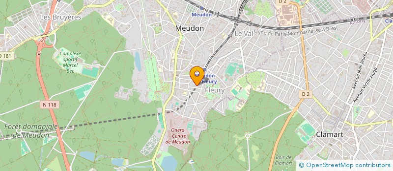 localisation de l'entreprise MADAME MARIE DECAMP à MEUDON