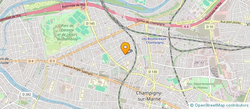 localisation de l'entreprise MADAME MARIE DECARD  CHAMPIGNY-SUR-MARNE