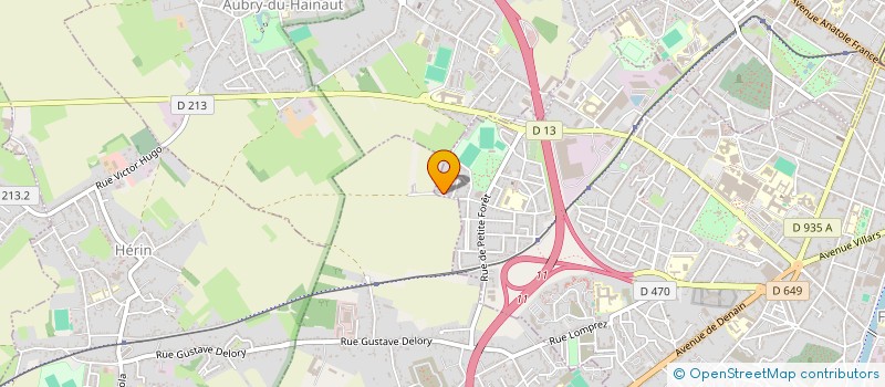 localisation de l'entreprise MADAME MARIE DECAUX à VALENCIENNES