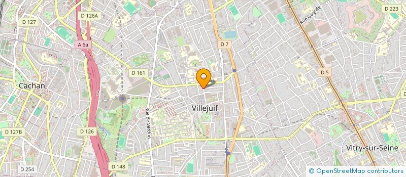 localisation de l'entreprise MADAME MARIE DECAVEL à VILLEJUIF