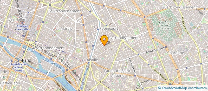 localisation de l'entreprise MADAME MARIE DECHEF  PARIS