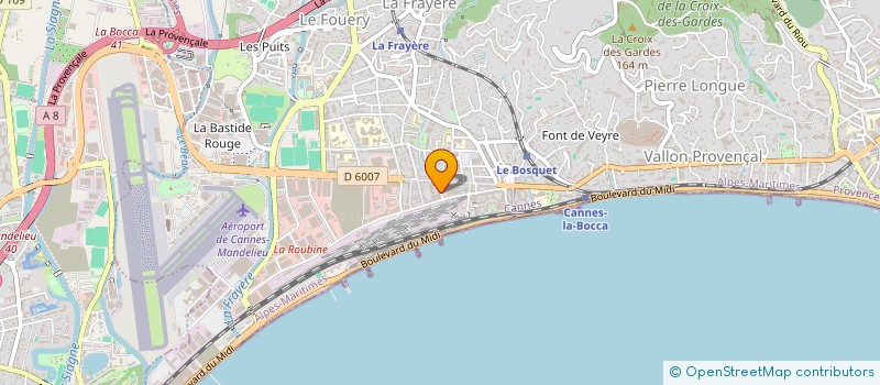 localisation de l'entreprise MADAME MARIE DECK à CANNES
