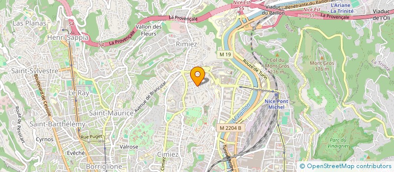 localisation de l'entreprise MADAME MARIE DECKER  NICE