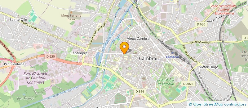 localisation de l'entreprise MADAME MARIE DECONINCK  CAMBRAI