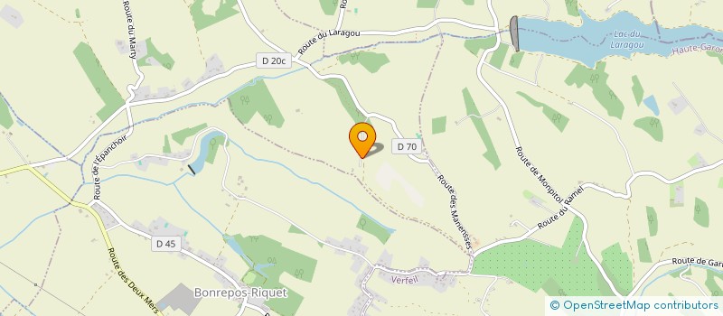 localisation de l'entreprise MADAME MARIE DECOSTERD à SAINT-JEAN-LHERM