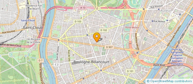 localisation de l'entreprise MADAME MARIE DECRE à BOULOGNE-BILLANCOURT