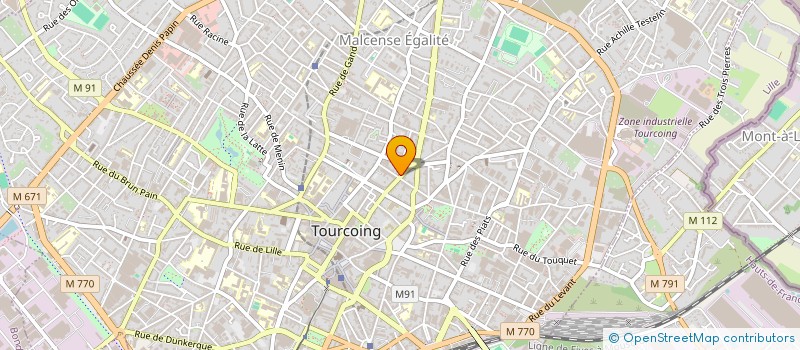 localisation de l'entreprise MADAME MARIE DECROCK  TOURCOING