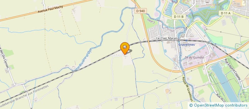 localisation de l'entreprise MADAME MARIE DECROOCQ  SAINT-OMER-CAPELLE