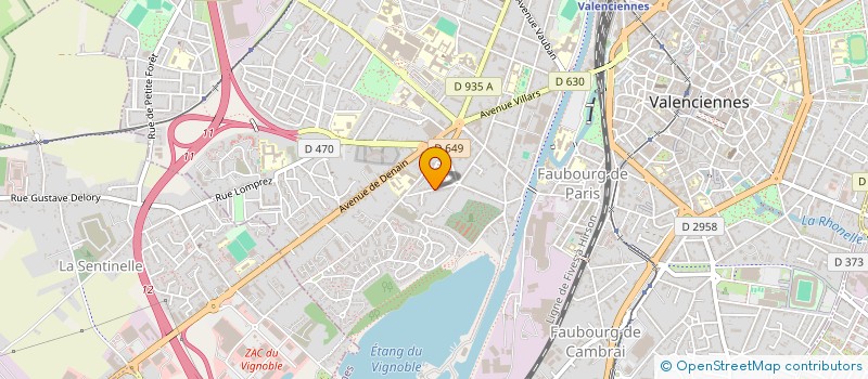 localisation de l'entreprise MADAME MARIE DEFAUX à VALENCIENNES