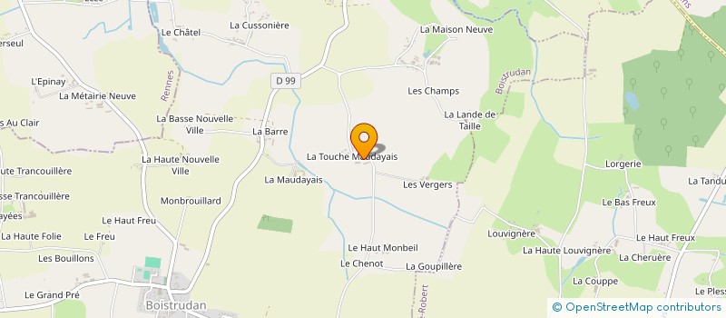 localisation de l'entreprise MADAME MARIE DEFLANDRE  BOISTRUDAN