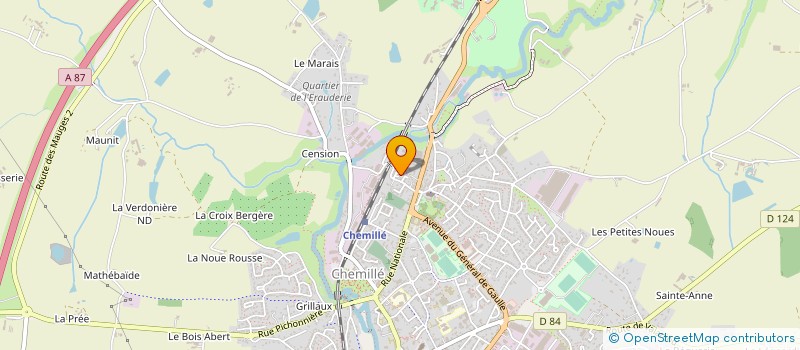 localisation de l'entreprise MADAME MARIE DEFOIS  CHEMILLE-EN-ANJOU