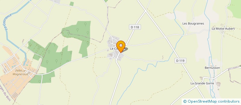 localisation de l'entreprise MADAME MARIE DEGACHE  SAINT-SATURNIN-DU-BOIS