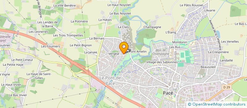 localisation de l'entreprise MADAME MARIE DEGASNE à PACE