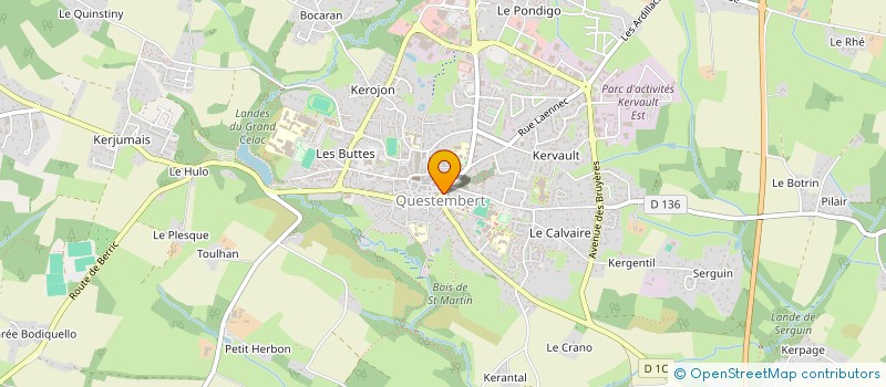 localisation de l'entreprise MADAME MARIE DEGREZ à QUESTEMBERT