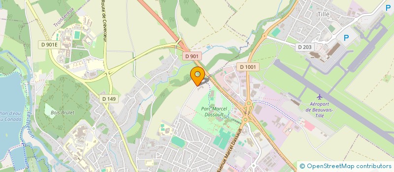 localisation de l'entreprise MADAME MARIE DEGRY  BEAUVAIS