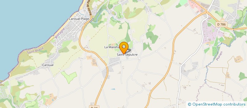 localisation de l'entreprise MADAME MARIE DEGUEN  ERQUY