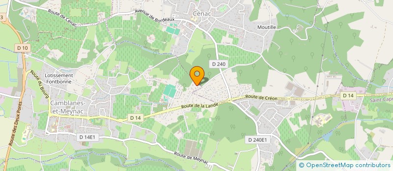 localisation de l'entreprise MADAME MARIE DEGUILHEM  CAMBLANES-ET-MEYNAC