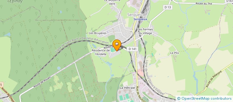 localisation de l'entreprise MADAME MARIE DEHAYS  RONCHEROLLES-EN-BRAY