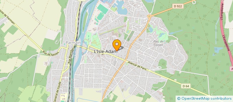 localisation de l'entreprise MADAME MARIE DEHE  L'ISLE-ADAM