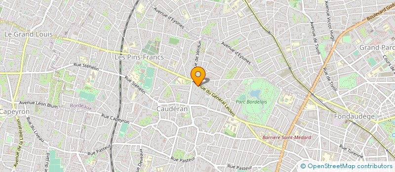 localisation de l'entreprise MADAME MARIE DEJARNAC à BORDEAUX