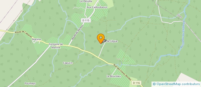 localisation de l'entreprise MADAME MARIE DEJEAN  LANDIRAS