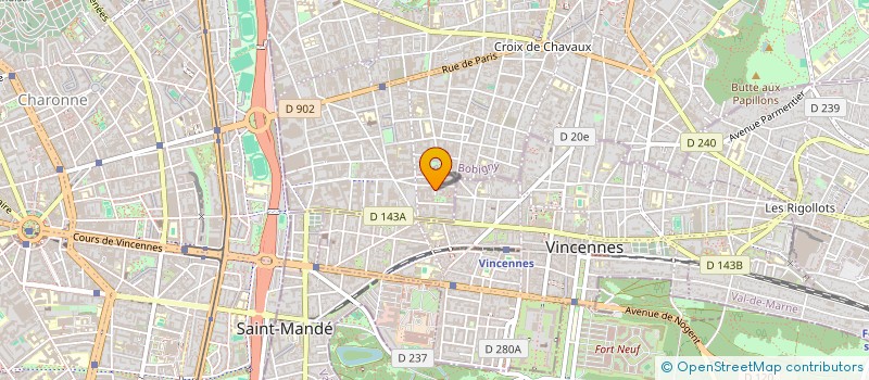 localisation de l'entreprise MADAME MARIE DEKETELAERE à MONTREUIL