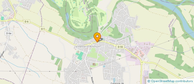 localisation de l'entreprise MADAME MARIE DEL CARMEN BATISTA  VILLETTE-D'ANTHON