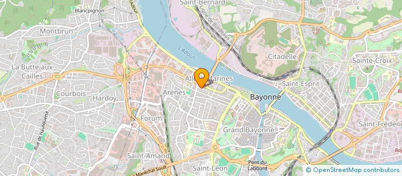 localisation de l'entreprise MADAME MARIE DEL CASTILLO  SAINT-PIERRE-D'IRUBE