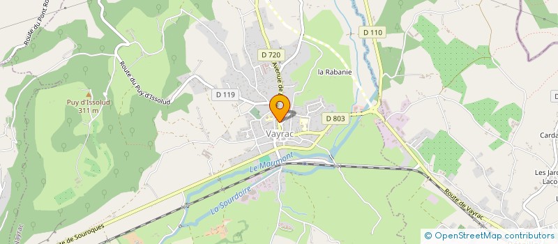 localisation de l'entreprise MADAME MARIE DEL NIBBIO  VAYRAC