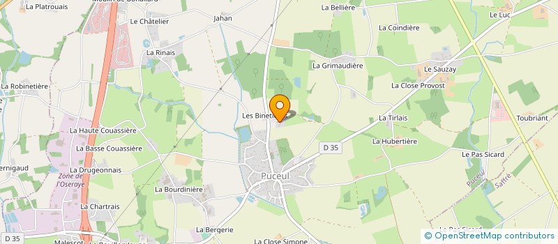 localisation de l'entreprise MADAME MARIE DELAGE à PUCEUL