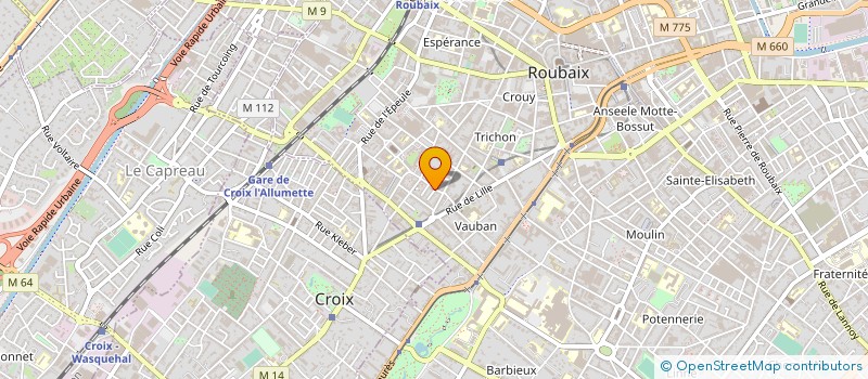 localisation de l'entreprise MADAME MARIE DELAHAYE à ROUBAIX