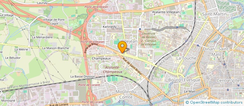 localisation de l'entreprise MADAME MARIE DELAHAYE  RENNES