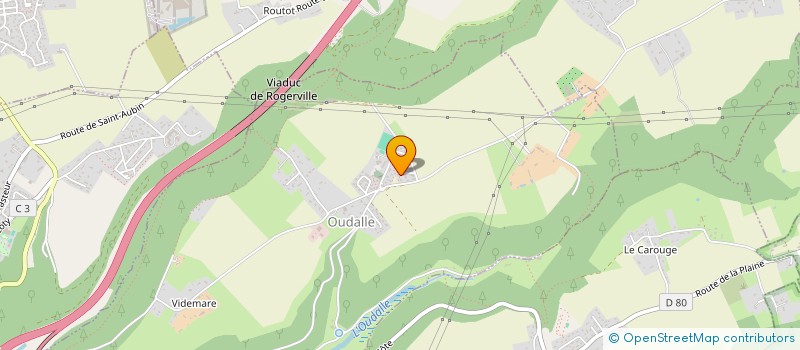 localisation de l'entreprise MADAME MARIE DELAHAYE  OUDALLE