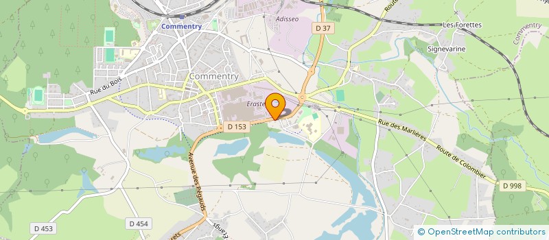 localisation de l'entreprise MADAME MARIE DELAITRE  COMMENTRY