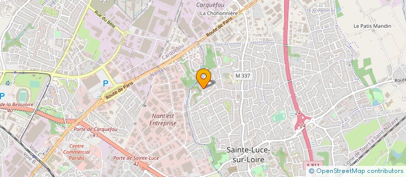 localisation de l'entreprise MADAME MARIE- DELAJOUSSELINIERE  SAINTE-LUCE-SUR-LOIRE