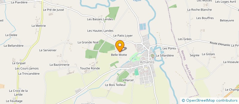 localisation de l'entreprise MADAME MARIE DELALANDE  AMANLIS