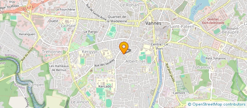 localisation de l'entreprise MADAME MARIE DELALANDE à VANNES