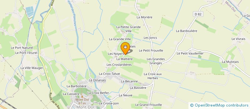 localisation de l'entreprise MADAME MARIE DELAMAIRE à MONT-DOL