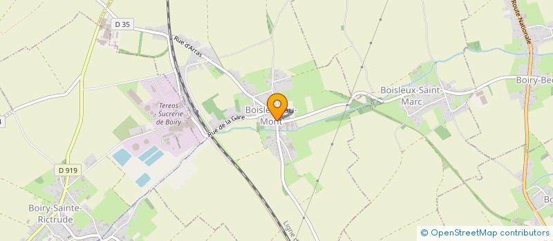 localisation de l'entreprise MADAME MARIE DELANNOY  BOISLEUX-AU-MONT