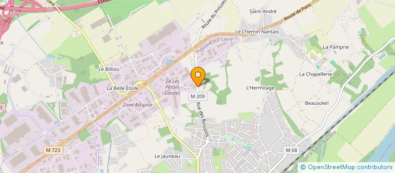 localisation de l'entreprise MADAME MARIE DELANOE à THOUARE-SUR-LOIRE