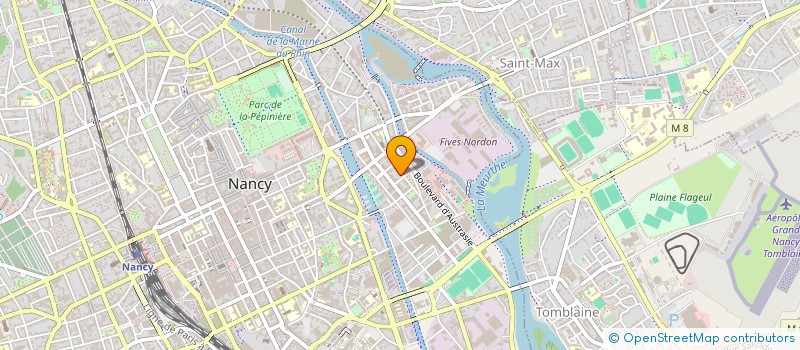 localisation de l'entreprise MADAME MARIE DELANZY  NANCY