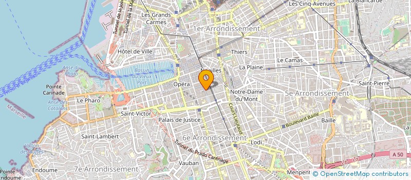 localisation de l'entreprise MADAME MARIE DELAS  MARSEILLE